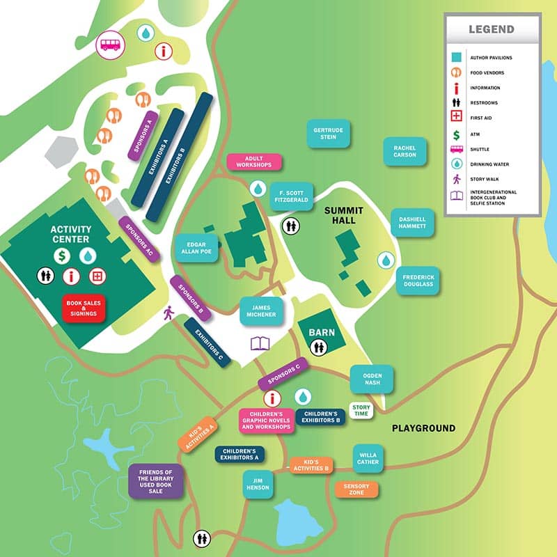 Festival Map - Gaithersburg Book Festival